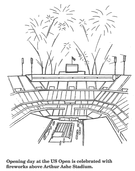 Arthur Ashe Coloring Page